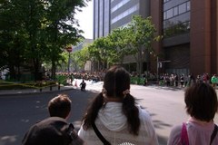 よさこいを見るつばさっちファミリー.jpg