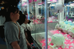 嫁さんクレーンゲーム失敗.gif