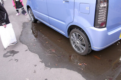 帰ってきたところの水溜りに….jpg