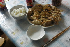昨日の残りの手作り餃子.jpg